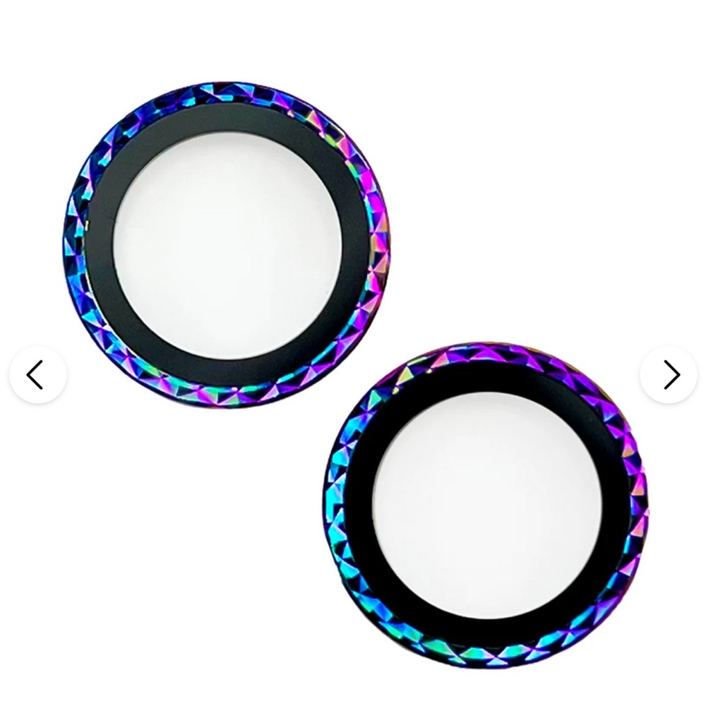 Loopy Camera Lens Protector in “kaleidoscope” for iPhone 14/14+ & 15/15+ (6.1”)